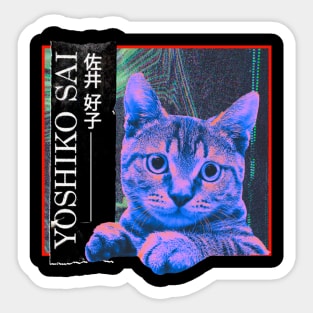 Yoshiko sai japan rock Sticker